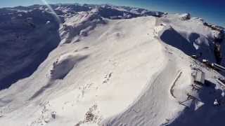 Courchevel 1850  drone high altitude French Alps [upl. by Loggins]