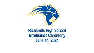 Richlands High School Graduation — June 14 2024 — 900 AM [upl. by Solegna]