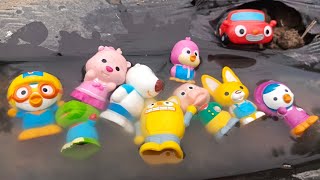 Pororo Berenang Crong Loopy Edy Poby Patty Rody Tongtong Harry Mobil Turu 1 [upl. by Libby]