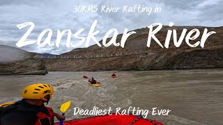 Deadliest River Rafting in Zanskar River Ladakh [upl. by Dedra]