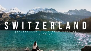 Switzerland  Solo Travel Vlog 2  Interlaken amp Jungfrau Region [upl. by Adnouqal]