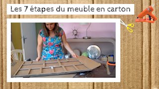 COMMENT FAIRE VOTRE MEUBLE EN CARTON [upl. by Myna]