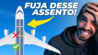 Como escolher o MELHOR ASSENTO do avião na CLASSE ECONÔMICA ou EXECUTIVA [upl. by Schiro592]