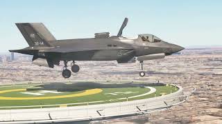 F35B Lands on the Burj Al Arab Helipad  MSFS 2020 [upl. by Gilliam]