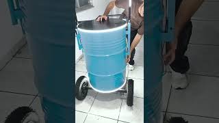 Carrinho do Drinque azul com sistema de LED para cliente em Belém PA e cooler térmico 120 litros [upl. by Regnij]