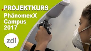 MiniBadewannen emaillieren bemalen und brennen bei Kaldewei im Ferienkurs PhänomexX Campus 2017 [upl. by French81]