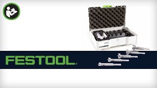 Festool ZOBO ForstnerStyle Drill Bit Set 500173500174 [upl. by Norwood198]