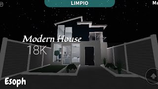 Modern House 18K Bloxburg [upl. by Sisto]