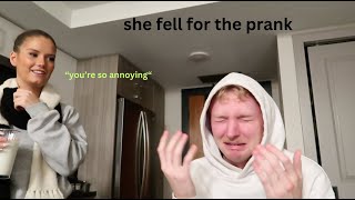 CRYING THROUGHOUT THE DAY PRANK [upl. by Annaer]