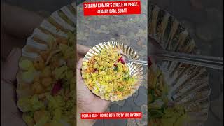 Tasty and Hygienic Idli and Poha  Bharama Kumaris Circle Adajan Gam  vlog [upl. by Aihtiekal119]