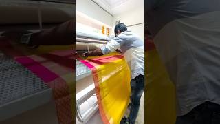 Great profitable business idea 😀✨😱😱 hyderabad sareerolling business saree profit [upl. by Elleinet564]