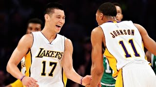 Jeremy Lin林書豪│2015 02 22 Lakers vs Celtics 湖人vs塞爾蒂克 [upl. by Leggett711]