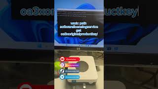Obtener clave de producto de Windows antes de instalar homeassistant [upl. by Shandee]