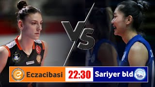 ชัชชุอร โมกศรี vs Boskovic  Sariyer vs Eczacibasi  ลีกวอลเลย์บอลหญิงของตุรกี 2023 [upl. by Meehar]