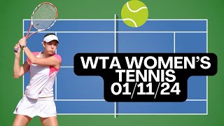 WTA Tennis Predictions Today 011124 FREE PICKS and Betting Tips  Mertens Vs Saville Hobart Open [upl. by Wertz]