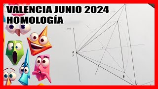 Ej 2 Homología 💡​​​​​​ PAU Valencia JUNIO 2024 ​✔️ Examen SELECTIVIDAD dibujo técnico resuelto [upl. by Aenil]