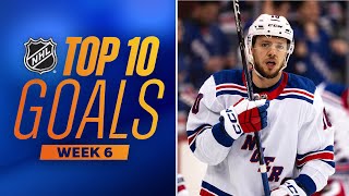 Top 10 Goals from Week 6  202324 NHL Season [upl. by Bohon425]