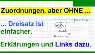 Proportional antiproportional Zuordnungen einfacher rechnen Verhältnisgleichungen statt Dreisatz [upl. by Cresa538]