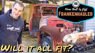 Will it all fit  1954 Ford F600 Car Hauler Build part 16 [upl. by Mosa]