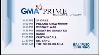 GMA Schedule GMA Prime Mon  Thu August 6 2024 [upl. by Nodaj346]