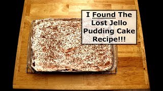 Jello Pudding Cake  Bringing Back A Classic Favorite [upl. by Enorej]