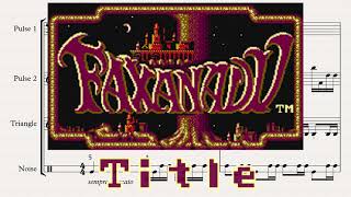 Title  Faxanadu NES 1987 OST  Music Transcription [upl. by Carissa]