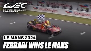 Ferrari Wins Le Mans 🏁 I 2024 24 Hours of Le Mans I FIA WEC [upl. by Taddeusz774]