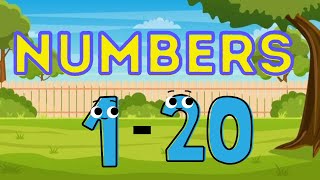 Números em inglês  1 ao 20 Numbers  Inglês iniciante [upl. by Nivad177]