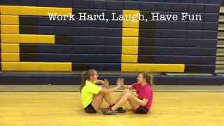 13 Minute Phys Ed Partner Workout Fun for PE Class [upl. by Nwahsid]