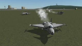 AI Plane Wars KSP  BD Armory [upl. by Anialeh]