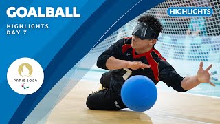 🏐 Goalball Highlights  Day 7  Paris 2024 Paralympic Games [upl. by Aicele]