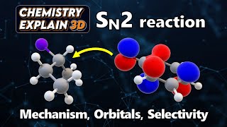 How SN2 Reactions Look Like Animation  Organic Chemistry Substitution Mechanism [upl. by Ivana562]