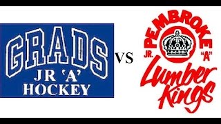 Pembroke Lumber Kings VS  Cumberland grads Home opener 2016 [upl. by Woodcock]