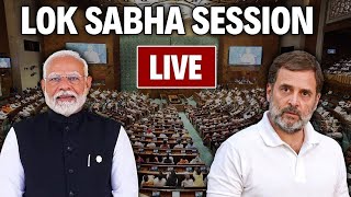 Lok Sabha LIVE  Parliament Monsoon Session  Parliament Session  Budget 2024 Discussion [upl. by Alekahs]