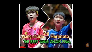 Amazing wang chuxin final wang chuqin vs Harimoto Final WTT FUKUOKA JAPAN 2024 [upl. by Derron]