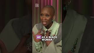 CYNTHIA ERIVO TALKS Elphaba in the wickedmovie cynthiaerivo WickedMovie BlackGirlMagic shorts [upl. by Valente]