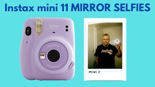 Fujifilm Instax Mini 11 How to take MIRROR Selfies [upl. by Oiramel742]