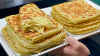 MSEMENS EXPRESS POUR DÉBUTANTS 🥞 CRÊPES FEUILLETÉES À LA POÊLE 👩🏻‍🍳 Deli Cuisine [upl. by Irmina518]