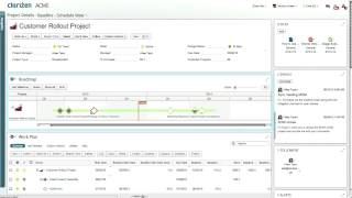 Clarizen Baseline Plan vs Actual Project Tutorial [upl. by Yentroc]