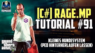 RageMP Scripting Tutorial 91  Kleines Hundesystem PED hinterherlaufen lassen C Deutsch [upl. by Aisnetroh]