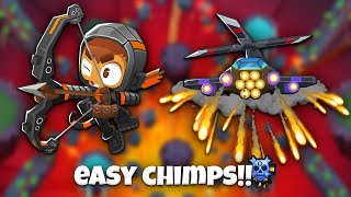 BEAT INFERNAL CHIMPS EASY BTD6 Patch 372 [upl. by Hogue805]