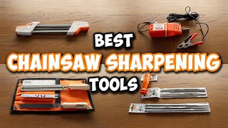 4 BEST tools to Sharpen Chainsaw Chain  Chainsaw Sharpener Tools [upl. by Mosby]