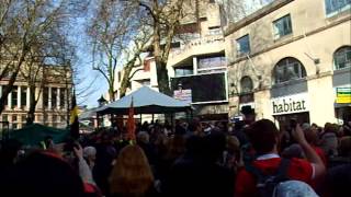 Welsh National Anthem Hen Wlad Fy Nhadau St Davids Day 2012 [upl. by Wehner851]