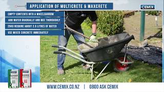 Cemix Multicrete Vs Maxcrete [upl. by Yebloc]