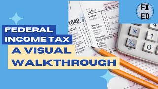 Federal Income Tax Brackets Educational Walkthrough and Visualization [upl. by Adok]