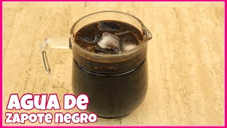 AGUA DE ZAPOTE NEGRO  DELICIOSA RECETA [upl. by Ogata]