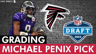 Atlanta Falcons Draft Grades For Michael Penix In Round 1  2024 NFL Draft Targets For Day 2 [upl. by Zaob207]