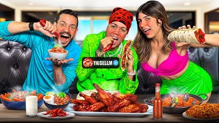 YAISEL PRUEBA LA COMIDA MÁS PICANTE 🥵 MUKBANG [upl. by Haisoj]