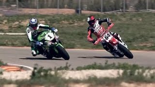 Supermoto Vs Superbike [upl. by Ijar241]