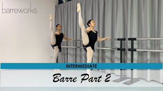 INTERMEDIATE  Barre Pt 2 [upl. by Ellebana571]